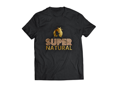 SUPER NATURAL TEE - BLACK
